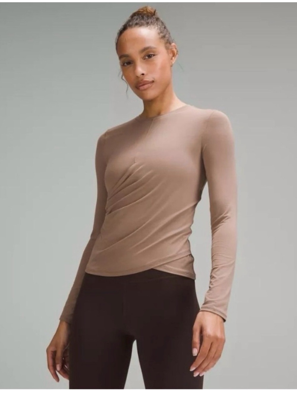 Lululemon Smoothcover wrap top NWT